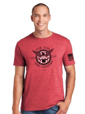 Hold Fast Red Patriotic Graphic Tee- XL